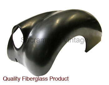[10441] FRONT FENDER- left 1938 Standard FIBERGLASS