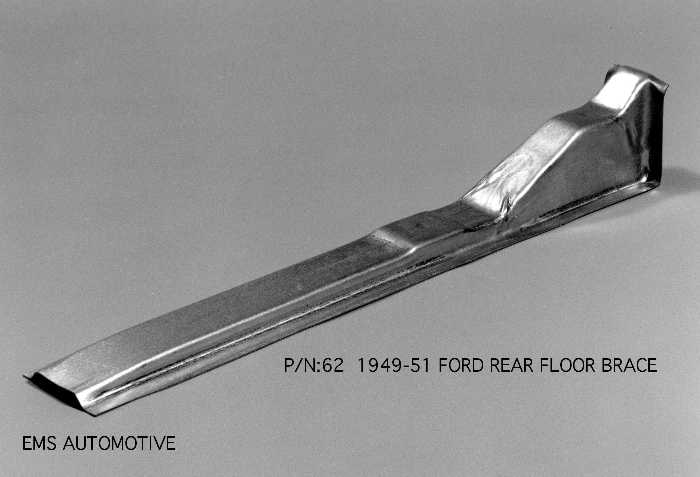 [498378-1] FRONT FLOOR BRACE RIGHT 1949-51