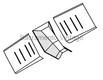 [498372] FRONT FLOOR TOE BOARD KIT 1949-51