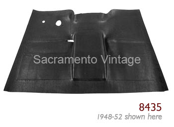 [08435] FRONT FLOORMAT PKUP 1948-52