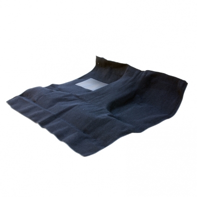 [208435] FRONT CARPET- BLACK W/ SMALL 5" TRANS HUMP 1973-79