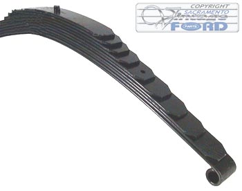 [00050-1] FRONT LEAF SPRING 1928-31 10 LEAF TAPERED LEAVES - USE W/ 056 BOLT