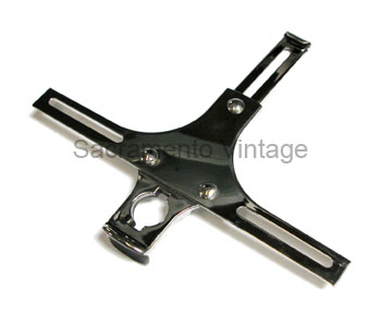 [06158-6] LICENSE PLATE BRACKET- FRONT  STAINLESS 1932