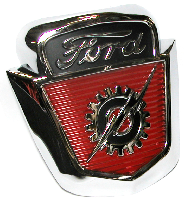 [08156] FRONT OF HOOD EMBLEM 1953-56