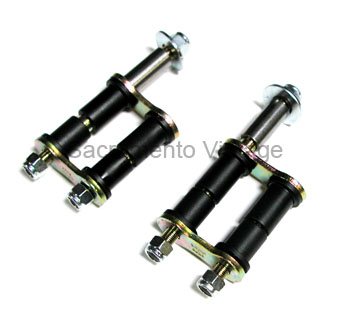 [11812] FRONT SHACKLE KIT LONG LOWER STUD FOR SHOCK MOUNT 1935-1939 FORD
