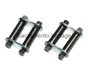 [05101] FRONT SHACKLE KIT 1935-40 FOR 2 INCH WIDE SPRINGS 3/4 BUSHINGS