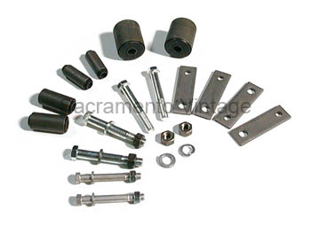 [07308] FRONT SHACKLE KIT COMPLETE F100 1961-64 FOR BOTH FRONT SPRINGS