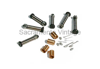 [07306-1] FRONT SHACKLE KIT- less bushings 1948-52