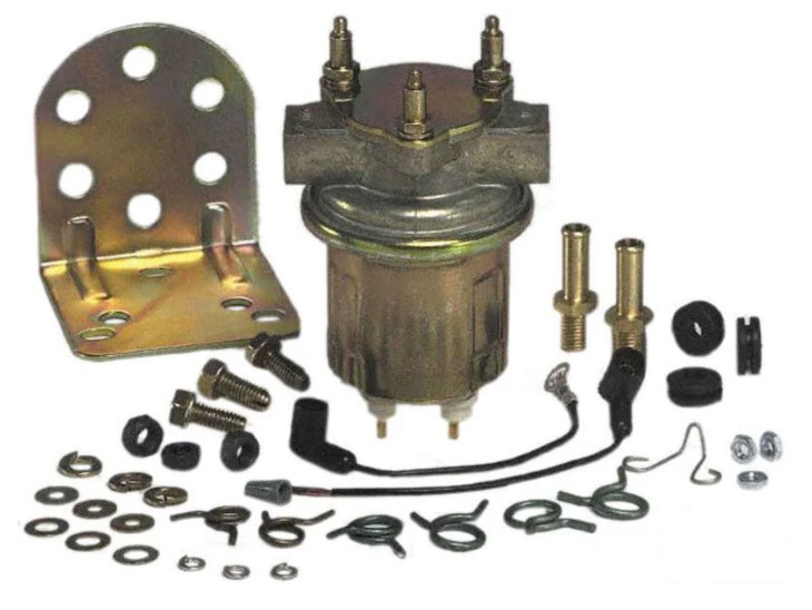 [05867-100] FUEL PUMP- 6 Volt low pressure NEW ROTARY DESIGN 3-6 pound¬†