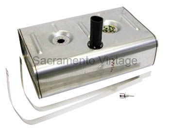 [07745-14-S] FUEL TANK BED MOUNT STAINLESS STEEL 2 INCH STUB NECK 16 GALLON