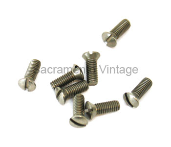 [00954-4-8] GARNISH MOLDING SCREWS- S/S 10-32 W/ #8 HEAD SET OF 8