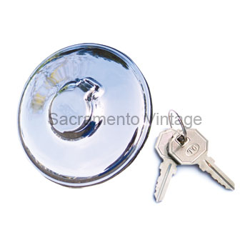 [05828] GAS CAP- FORD SCRIPT locking 1936-50 VENTED