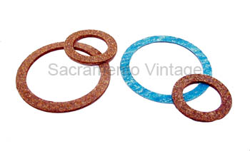 [00493] GAS GAUGE GASKETS- 3 pcs CORK 1928-31