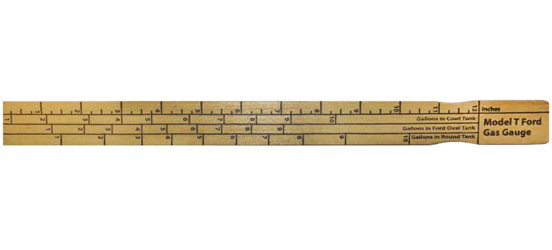 [03734] GAS LEVEL GAUGE- (THE WOOD STICK) 1909-27