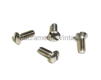 [05825-1] GAS TANK COVER SCREWS-S/S 1933-34