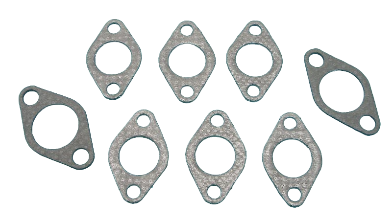 [05650-60] GASKETS- exhaust manifold 60 HP 1937-40 6 SMALL PORT 2 LARGE