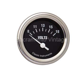 [13039-5] GAUGE - HOT ROD SERIES - VOLTS