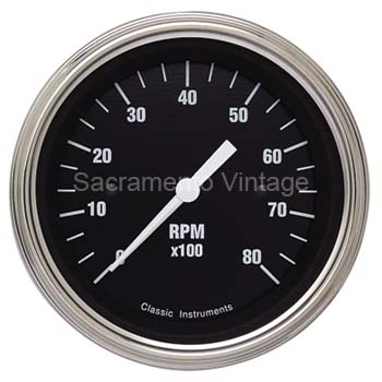 [13039-2] GAUGE-HOT ROD SERIES- TACHOMETER 8000rpm