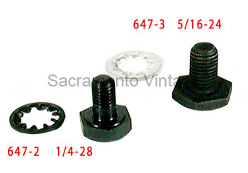 [00647-3] GENERATOR PULLEY BOLT- 5/16 1928-31