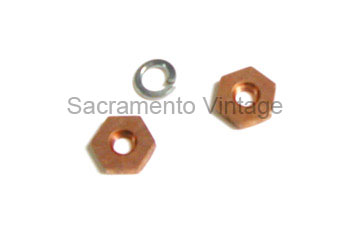 [00645-7-1] GENERATOR TERMINAL NUTS-COPPER 1931