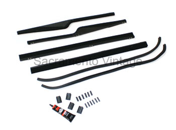 [06318] DOOR GLASS CHANNEL KIT- 3/W 1932
