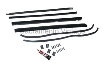 [06318-2] DOOR GLASS CHANNEL KIT- TUDOR SEDAN  1932
