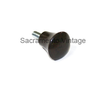 [05954-3-4] GLOVE BOX KNOB BROWN MARBLE 1934 PASSENGER