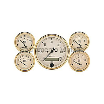 [AM1502] GOLDEN OLDIES GAUGE SET 3 1/8 ELEC SPEEDO by AUTO METER