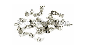 [00045-1] GREASE FITTING SET- show quality 1928-31 ORIGNAL STYLE- CONE ETC