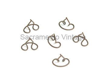 [06753] TRIM CLIP SET- GRILLE CENTER  passenger 1936-37