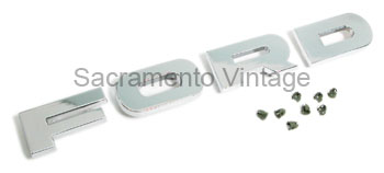 [07679-4] GRILLE LETTERS 1965-66 SET OF 4