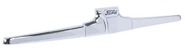 [05797-6] GRILLE MOLDINGS- CHROME W/BLUE ACCENTS 1947-48 PASSENGER