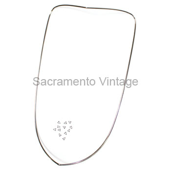 [05793-2] GRILLE OUTER STAINLESS TRIM MOLDING- 1934 PASSENGER