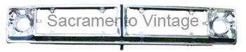 [207681] GRILLE SURROUND BRIGHT ANODIZED ALUMINUM 1971-72 F100-F350 USA