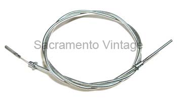 [05313-1] HANDBRAKE CABLE- 87.5" 1941-48 GOOD QUALITY