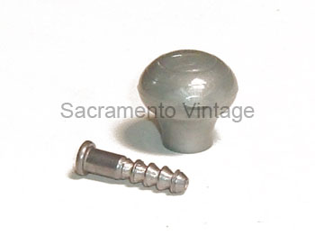[06317-17] WINDOW HANDLE KNOB ONLY- SUPER DELUXE BLUE GREY 1946