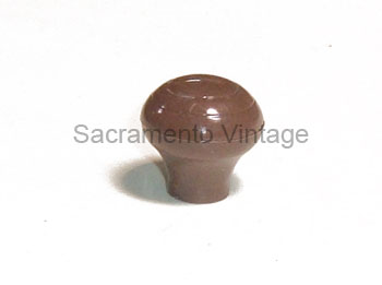 [06317-16] WINDOW HANDLE KNOB ONLY- CHOCOLATE 1946