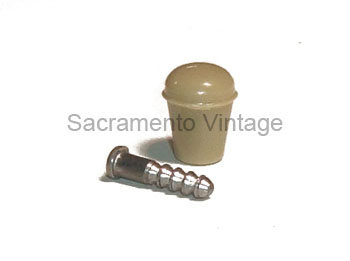 [06317-1] WINDOW HANDLE KNOB ONLY- IVORY DELUXE 1935