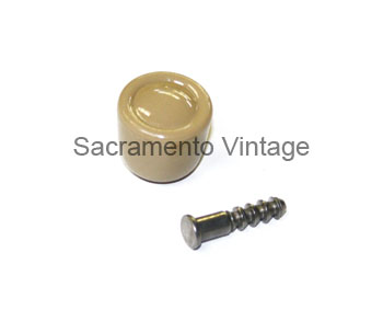 [06317-11] WINDOW HANDLE KNOB ONLY- SAND STANDARD 1940