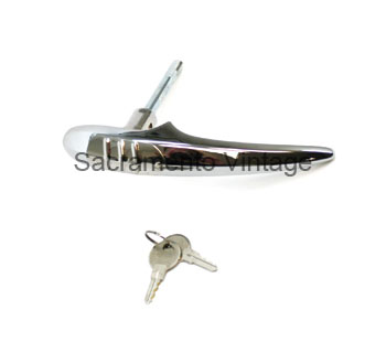 [06498] HANDLE ONLY FOR TRUNK LID- chrome 1940