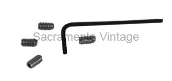 [08544-6] HANDLE SET SCREWS (4) and WRENCH 1956