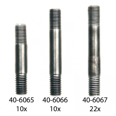 [05363-21] HEAD STUD SET- 1932-36 FOR STOCK CAST 21 STUD HEADS 42 PCS