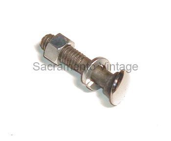[06096-1] HEADLAMP BAR TO FENDER BOLT- stainless w/ angled head 1932 CAR /  1932-34 
