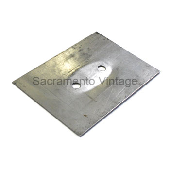 [01075-15-28] HEADLAMP BAR TO FENDER PATCH 28-29 OVAL RECESS WITH 2 HOLES
