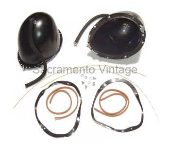 [06066] HEADLAMP BUCKETS ONLY 1937-38 & 39 STD SET OF 2 LEFT AND RIGHT