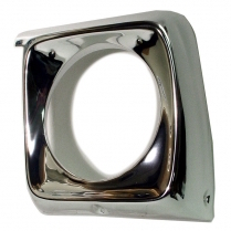 [207896-1] HEADLAMP DOOR L.H 1967-69 BRIGHT ALUMINUM F100/350