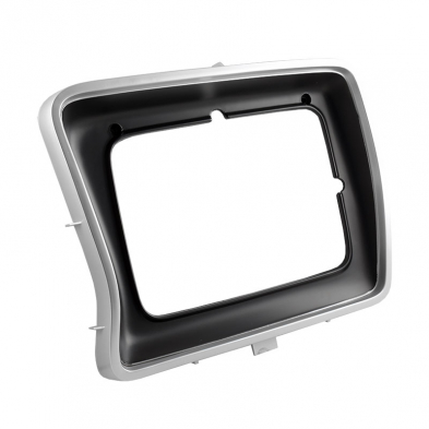 [207899-1] HEADLAMP DOOR- RECTANGULAR L.H ARGENT  1978-79