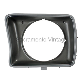 [207898-1] HEADLAMP DOOR- ARGENT L.H ROUND USA 1978-79