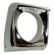 [207896] HEADLAMP DOOR R.H 1967-69 BRIGHT ALUMINUM F100/350