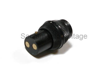 [03929] HEADLAMP PLUG AND THIMBLE- DOUBLE CONTACT 1915-27